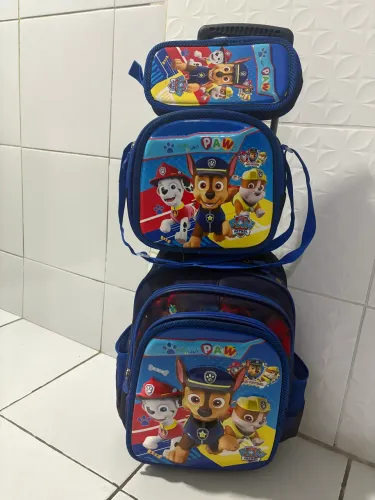 Mochila infantil patrulha canina
