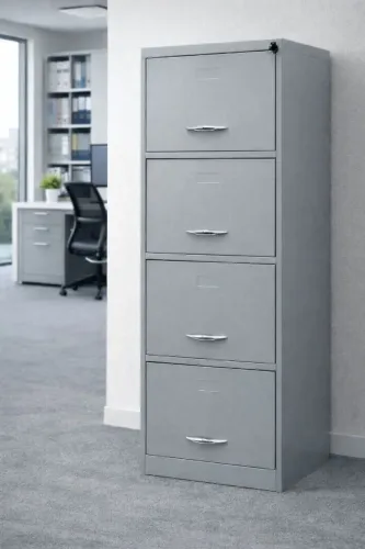 Arquivo de Aço com 4 Gavetas - 1,33x0,46x0,60cm - ENTREGAMOS DF E ENTORNO