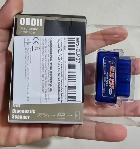 Scanner ODB2 Bluetooth 2.1v novo