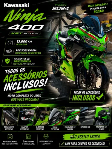 Ninja KRT edição especial 400 2024
