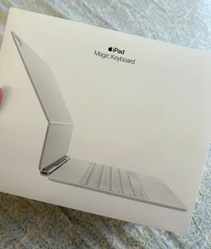 Apple Magic Keyboard original para iPad Air de 11 polegadas (M4) - Inglês (EUA) - Branco
