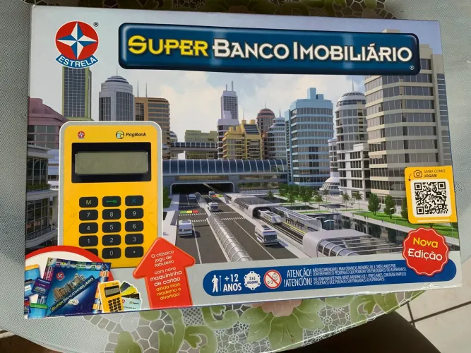 Vendo Jogo Super Banco Imobiliário da Maquininha - Novo 