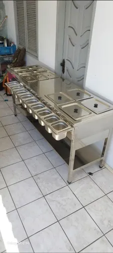 Buffet inox Banho Maria 