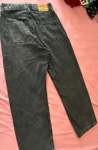 calça jeans preta mindset 34