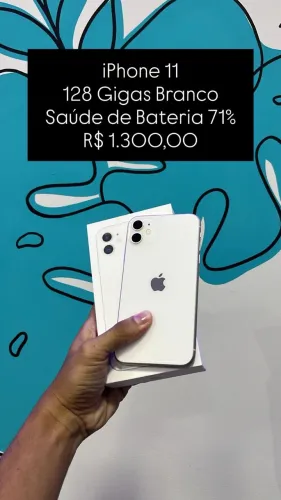 Seminovo: iPhone 11 128gb Branco / Em ótimo estado | Loja Física