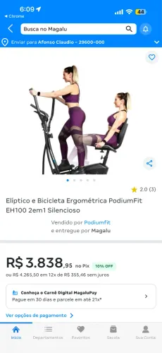 Eliptico 2 em 1