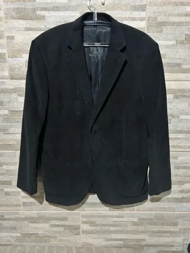 Blazer de veludo preto Buckman 54