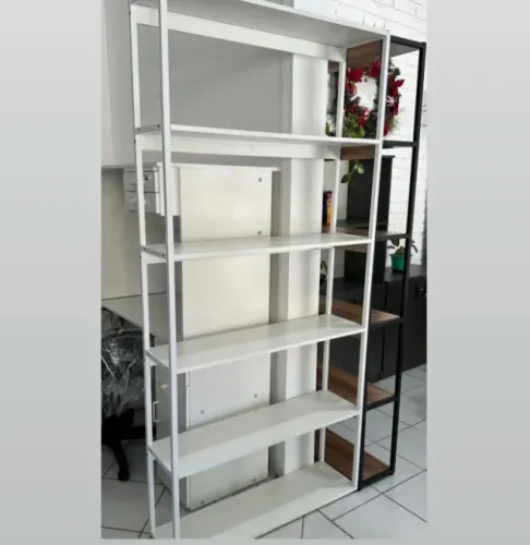 estante estilo industrial para livros light
