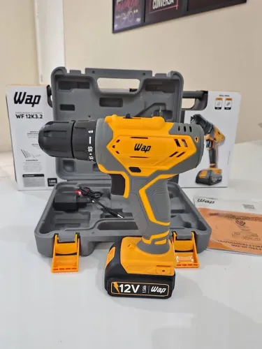 Promoção Furadeira Parafusadeira Wap Sem Fio com Maleta e Acessórios - Kit Completo