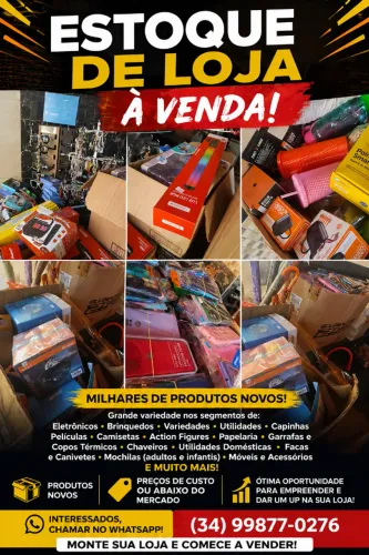 Grande Estoque de Loja à Venda - Oportunidade para Empreender!