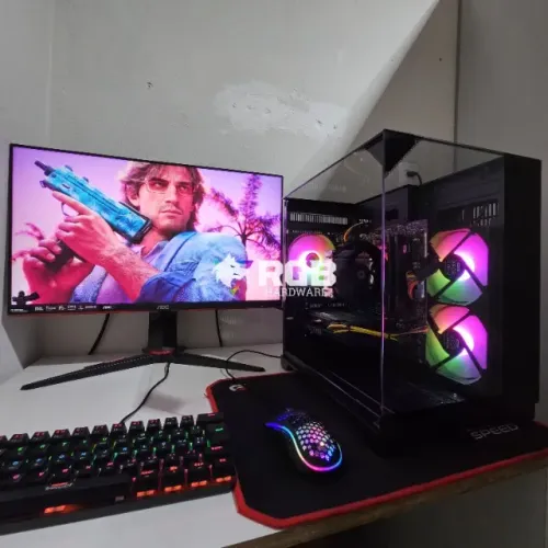 PC Gamer Ryzen 5 5600 RTX4060 8GB DDR4 16GB NVMe 500GB