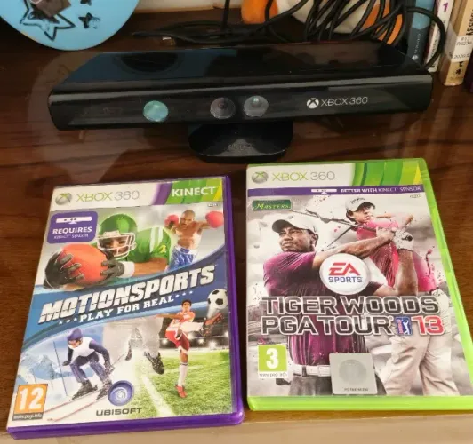 Kinect Original + Jogos Originais (Faço olx pay)