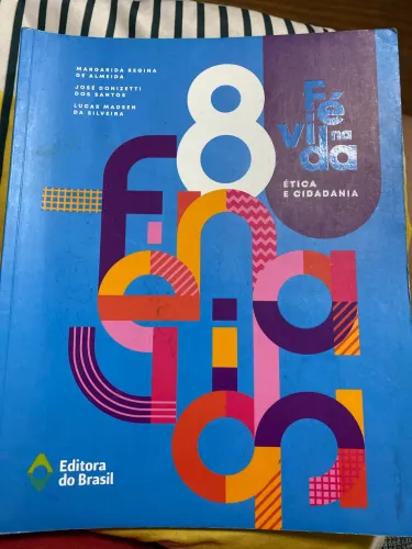 Livro Fé na vida Ética e cidadania 8 ano