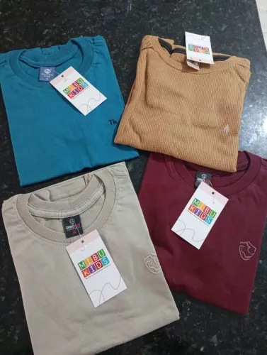 Kit Camisas Masculinas Infantil (4 anos)