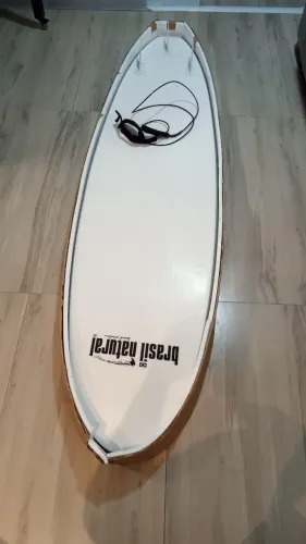 Prancha de surf soft 7'2 fun board Brasil Natural