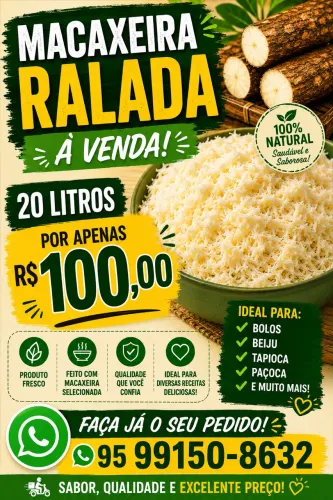 Macaxeira ralada