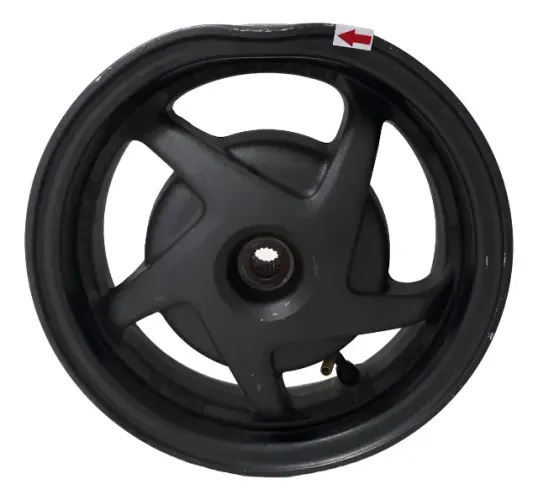 Roda Traseira Honda Elite 125 18/23 Orig Amassada 59435 - Cinza-escuro
