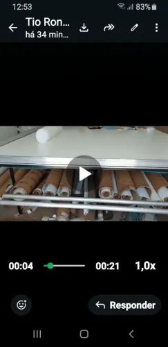 Mesa de corte e fabricação de persianas rolos