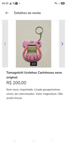 Tamagotchi ursinhos reservado
