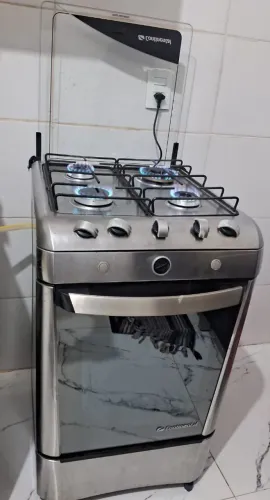 Fogão continental Inox- R$300- Entrego