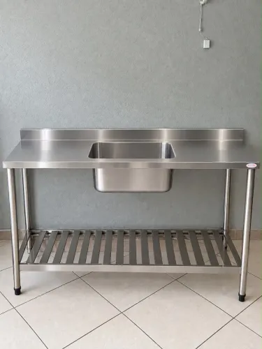 Pia de inox industrial