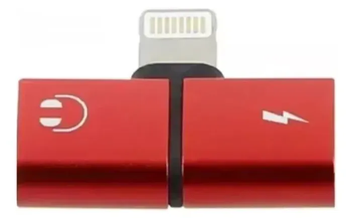 Adaptador Apple 2 em 1 para carregamento e fone !