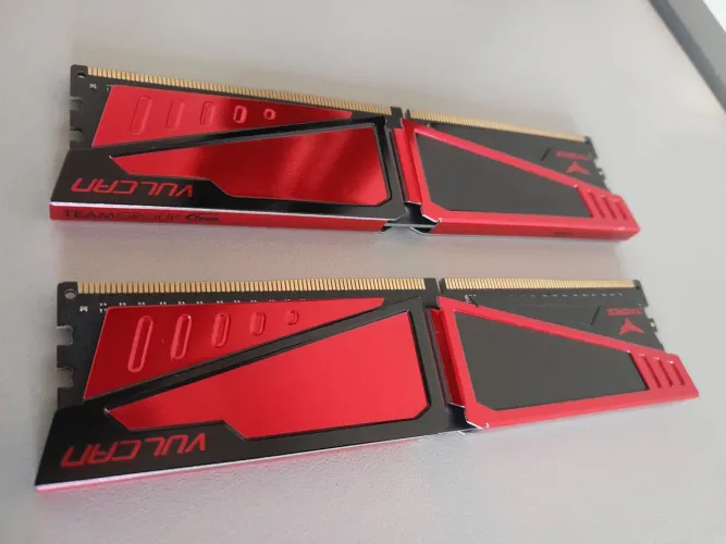 Memória DDR4 2x8gb 16gb T-Force Vulcan 2666mhz