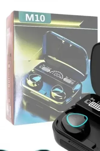 Fone de ouvido bluetooth M10 V5.3