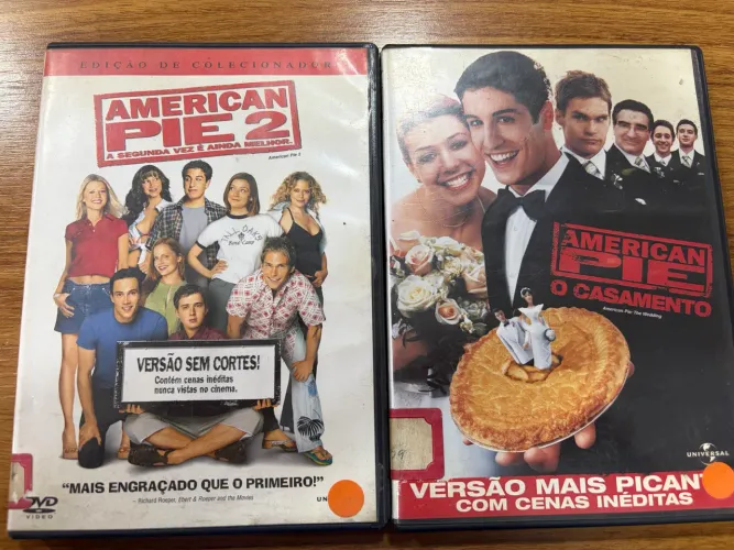 DVDs American Pie - 2 e o Casamento Usados de Locadora