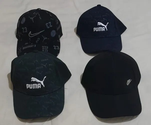 Kit 4 bonés Nike e Puma