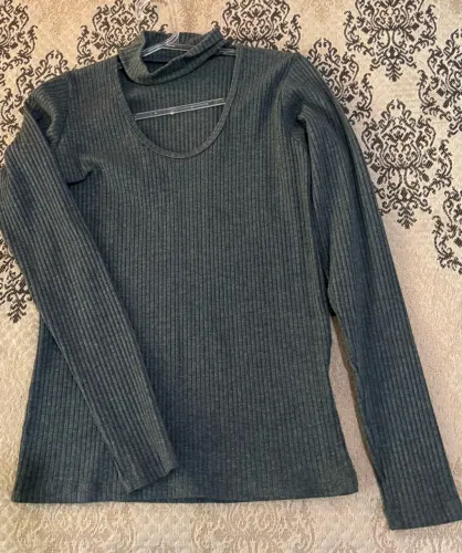 Blusa cinza claro - Tamanho M