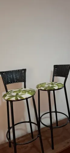 2 Banquetas junco sintético 