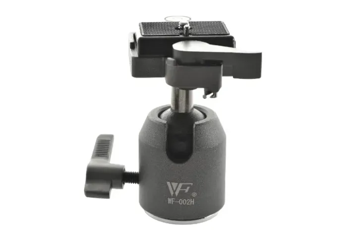 Cabeça Ball Head Wf Wt-002h 3/8 Preto Resistência 4kg Nível Bolha