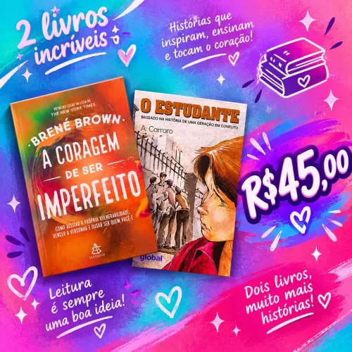 ? Kit com 2 Livros Usados em Ótimo Estado ? R$ 45,00 ?
