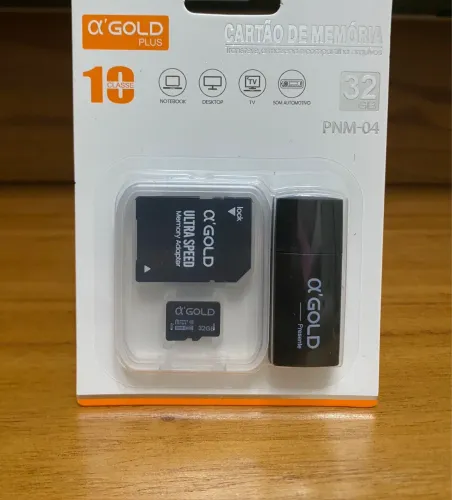 Kit cartão de memória de 32gb