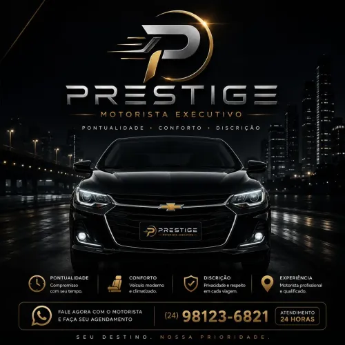 Motorista Executivo Particular | Viagens | Aeroporto | Eventos