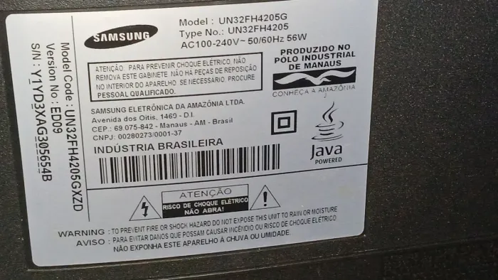 Placa principal tv 32 samsung