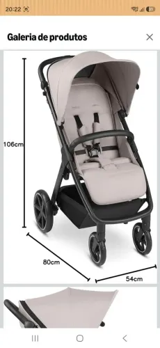 Carrinho de bebê alemão marca ABC DESIGN
