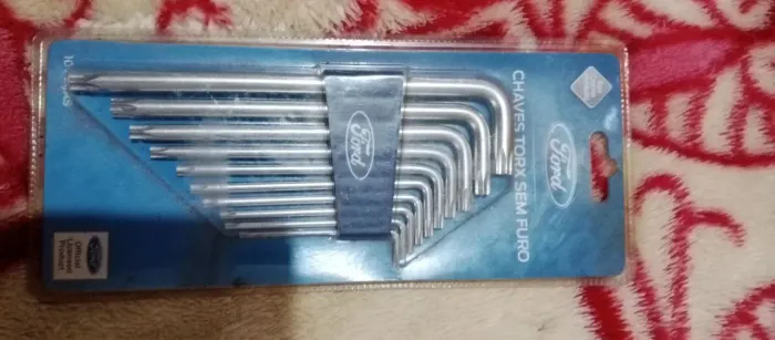 Chaves torx sem furo