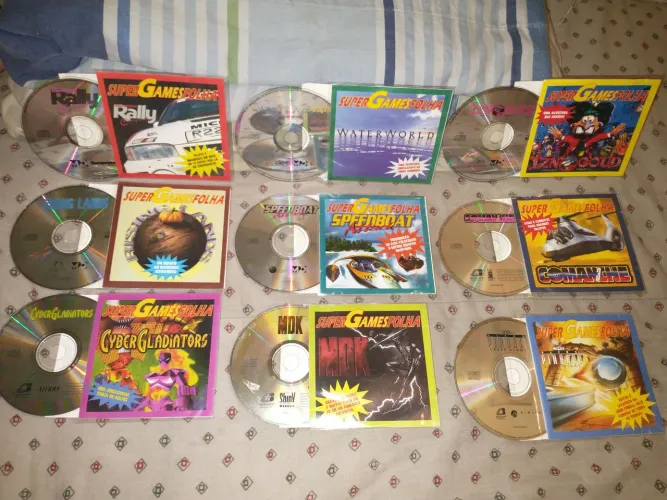 MDK Iznogoud Rally Pinball SpeedBoat Rising Lands Comanche Waterworld CyberGladiators jogo