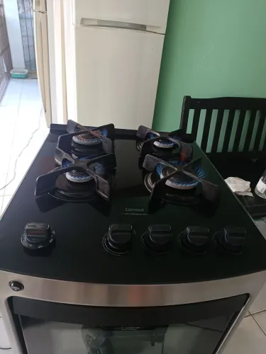 Fogão automático mesa de vidro 