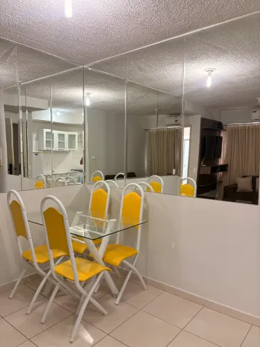 Alugo apartamento mobiliado no condomínio total ville dois