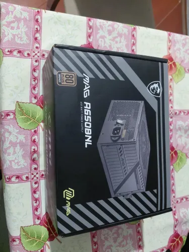FONTE ATX MSI 650W MAG 80 PLUS BRONZE NOVINHA NUNCA USADA!
