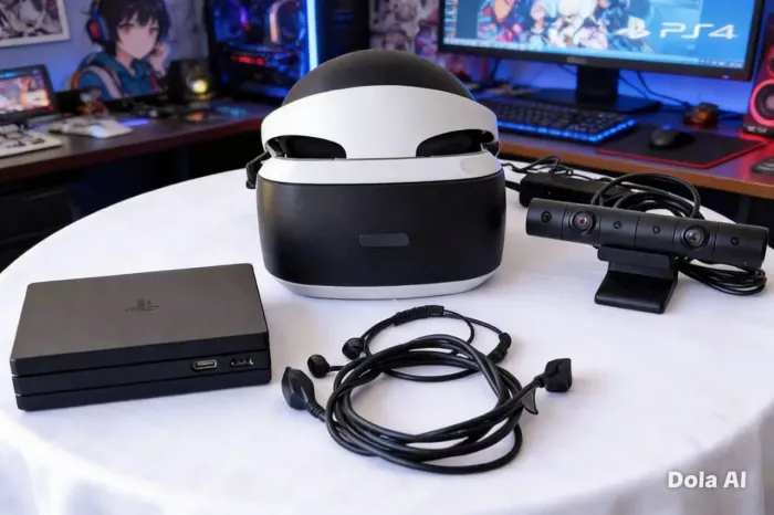 Óculos VR PlayStation 4 Semi Novo + 2 Controles Move, Câmera e Jogo