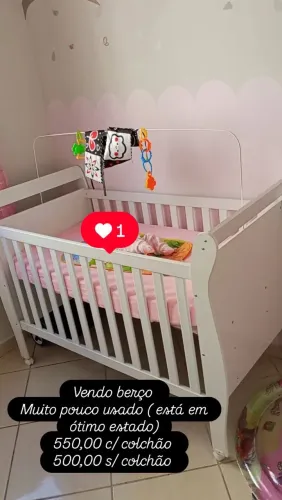 Berço semi novo