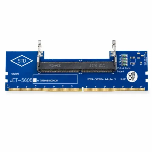 Adaptador de SO-DIMM Laptop DDR4 para Placa Desktop Conector Conversor Memória RAM Testado