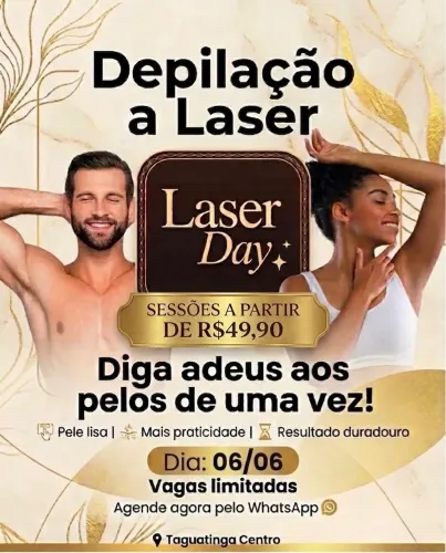 Depilação a laser 