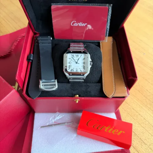 Relógio Cartier Santos - Super Clone - Eta Suíço