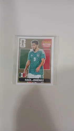 Extra Sticker Raúl Jiménez dourada 2026