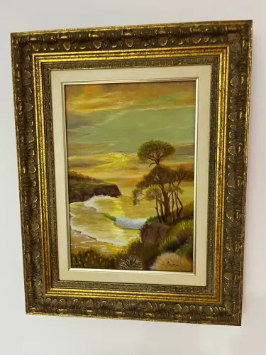 Óleo sobre tela, moldura clássica 1996